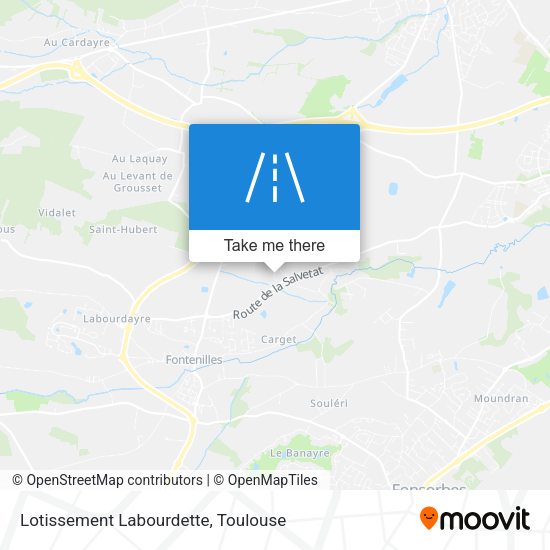 Lotissement Labourdette map