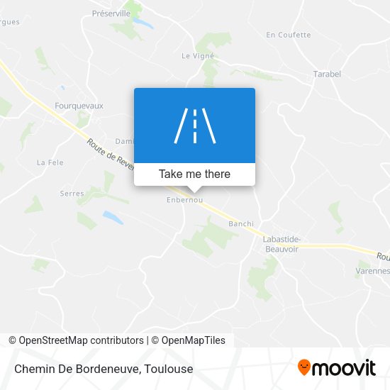 Chemin De Bordeneuve map