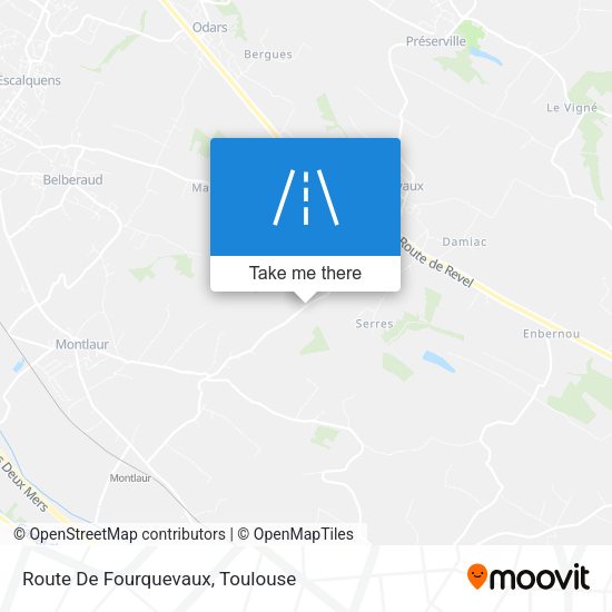 Route De Fourquevaux map