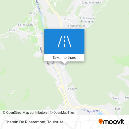 Chemin De Riberemont map