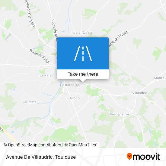Avenue De Villaudric map