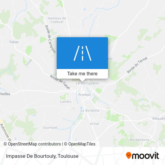 Impasse De Bourtouly map