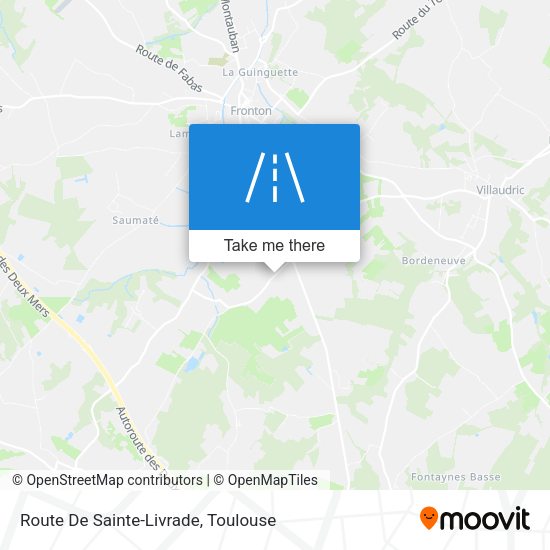 Route De Sainte-Livrade map
