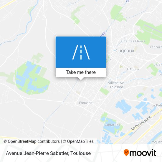 Avenue Jean-Pierre Sabatier map