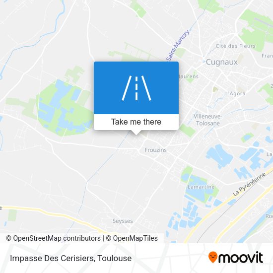 Impasse Des Cerisiers map