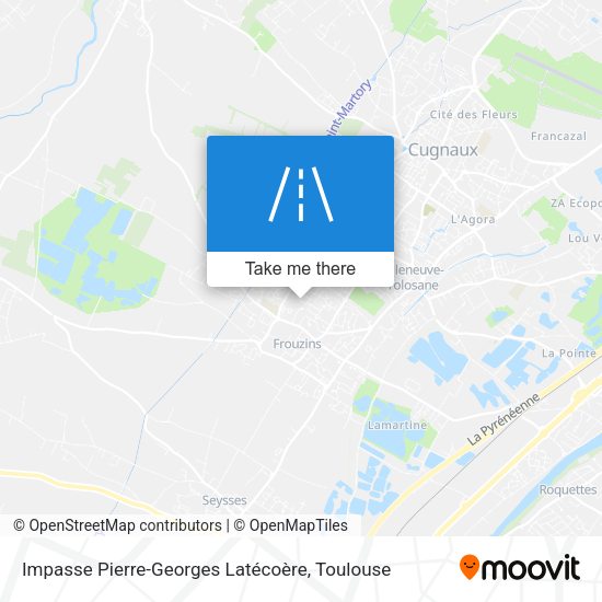 Impasse Pierre-Georges Latécoère map