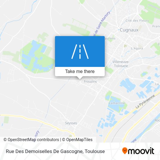 Rue Des Demoiselles De Gascogne map