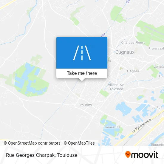 Rue Georges Charpak map