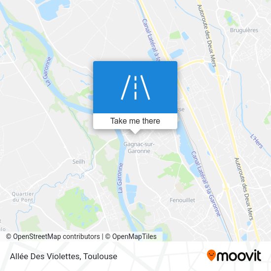 Allée Des Violettes map