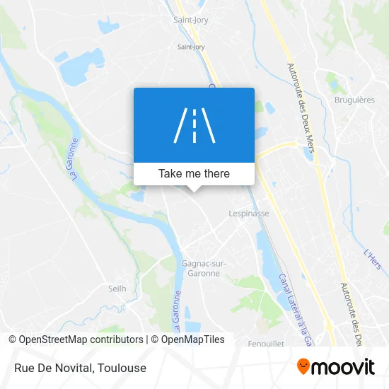 Rue De Novital map