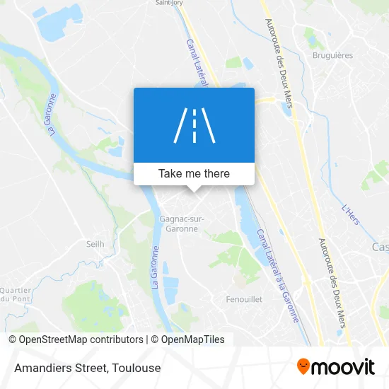 Rue Des Amandiers map