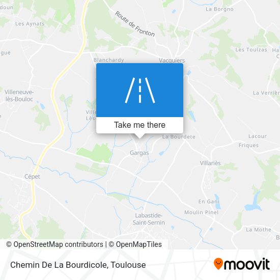Chemin De La Bourdicole map