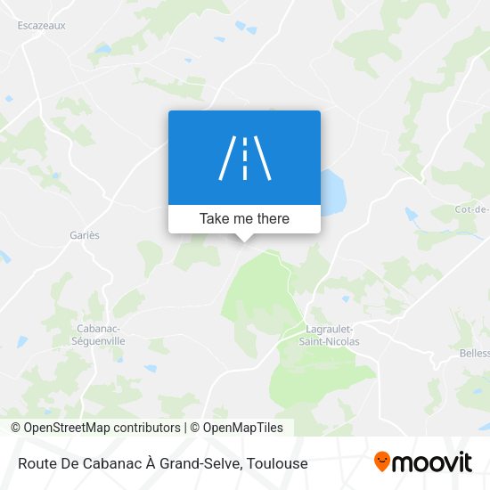 Route De Cabanac À Grand-Selve map