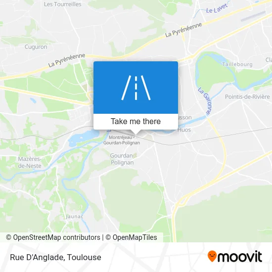 Rue D'Anglade map
