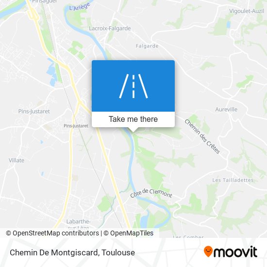 Chemin De Montgiscard map