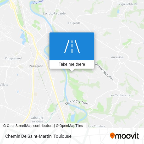 Chemin De Saint-Martin map
