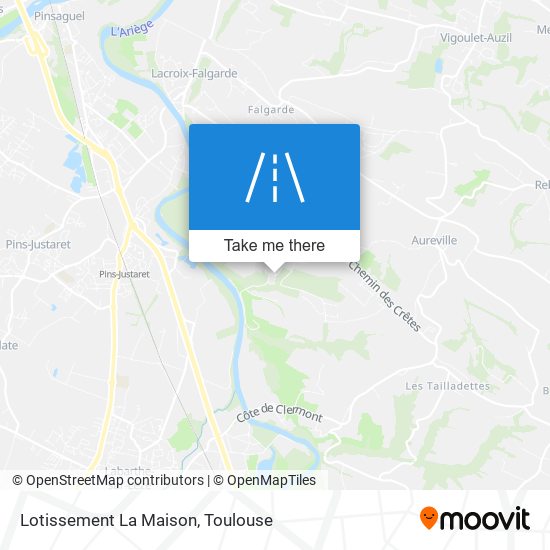 Lotissement La Maison map