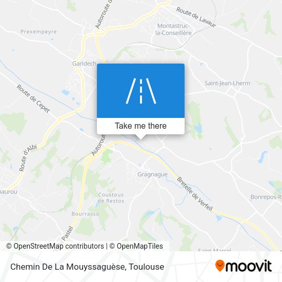 Chemin De La Mouyssaguèse map