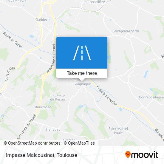 Impasse Malcousinat map