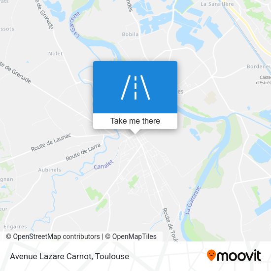 Avenue Lazare Carnot map