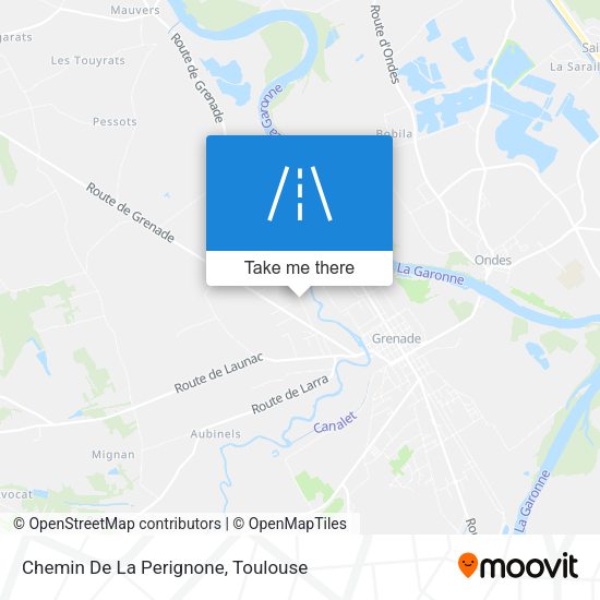 Chemin De La Perignone map