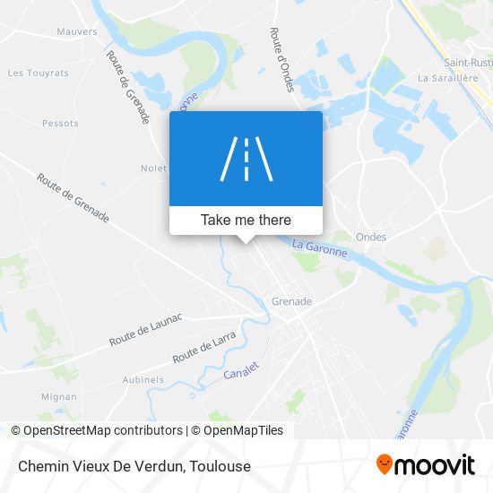 Chemin Vieux De Verdun map