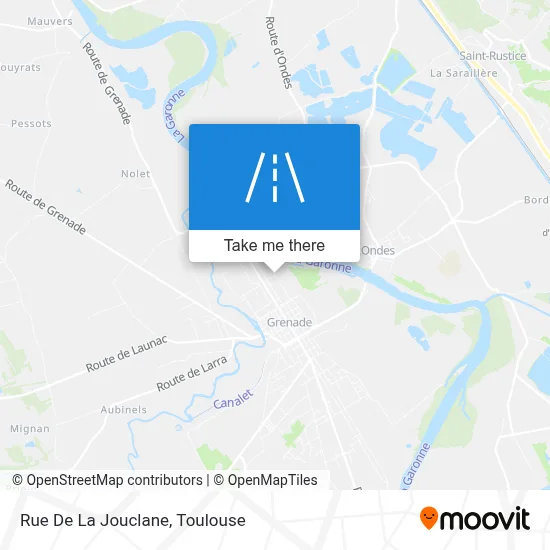 Rue De La Jouclane map