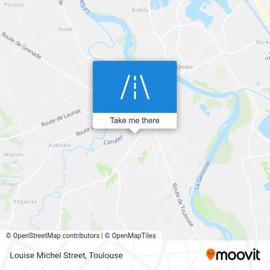 Rue Louise Michel map