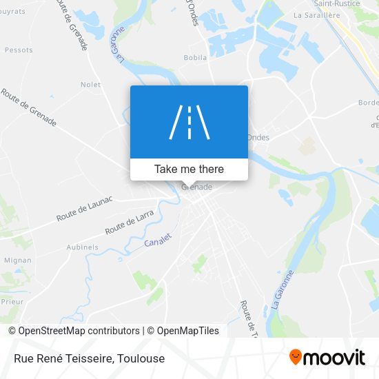 Rue René Teisseire map
