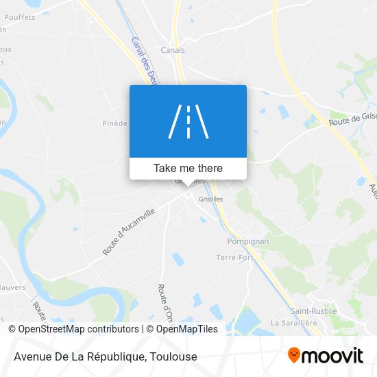 Avenue De La République map