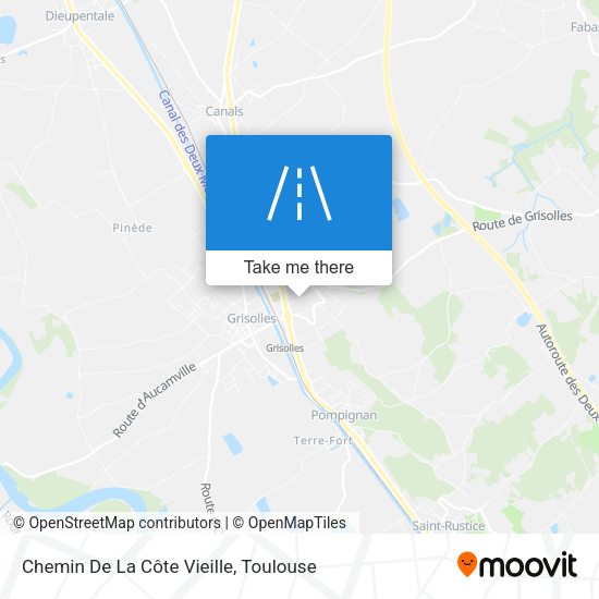 Chemin De La Côte Vieille map