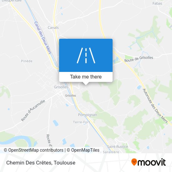 Chemin Des Crêtes map