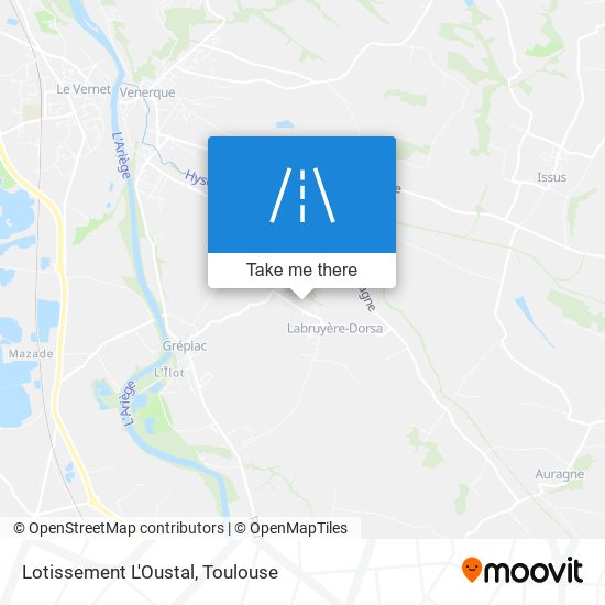 Lotissement L'Oustal map