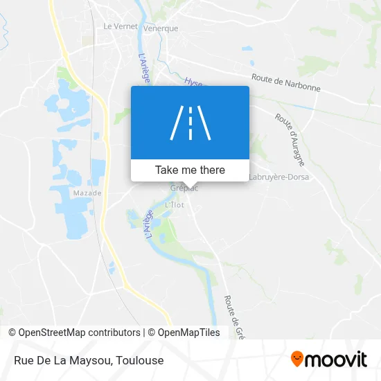 Rue De La Maysou map