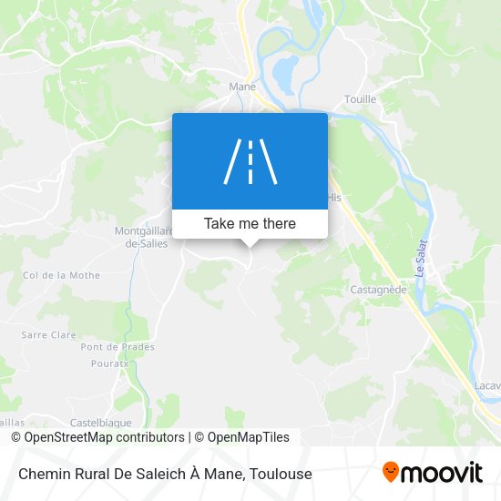 Chemin Rural De Saleich À Mane map