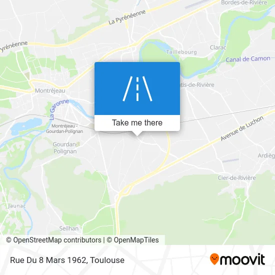 Rue Du 8 Mars 1962 map