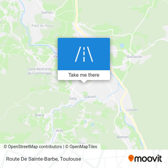Route De Sainte-Barbe map
