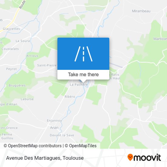 Avenue Des Martiagues map