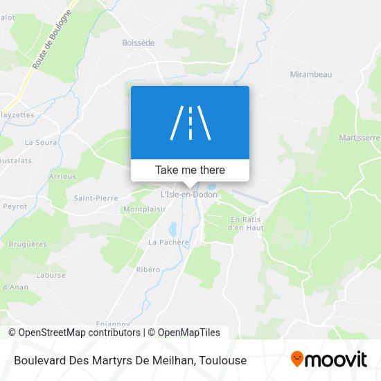 Boulevard Des Martyrs De Meilhan map