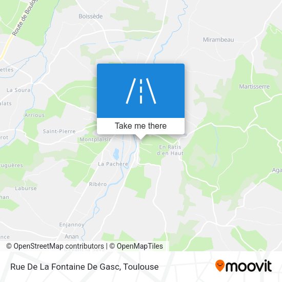 Rue De La Fontaine De Gasc map
