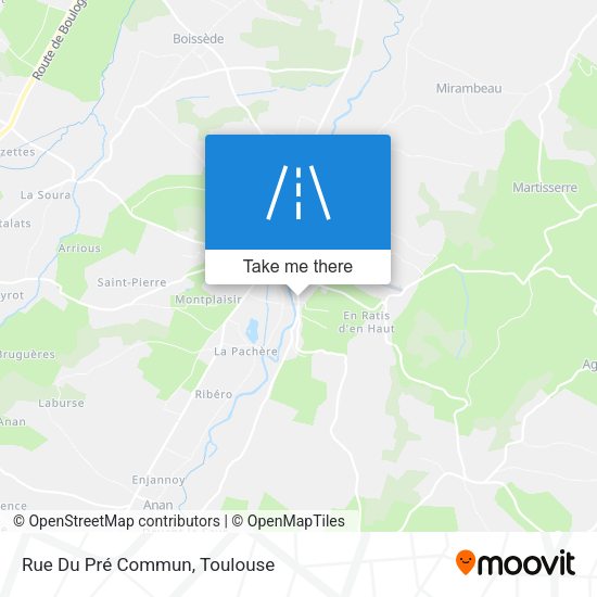 Rue Du Pré Commun map