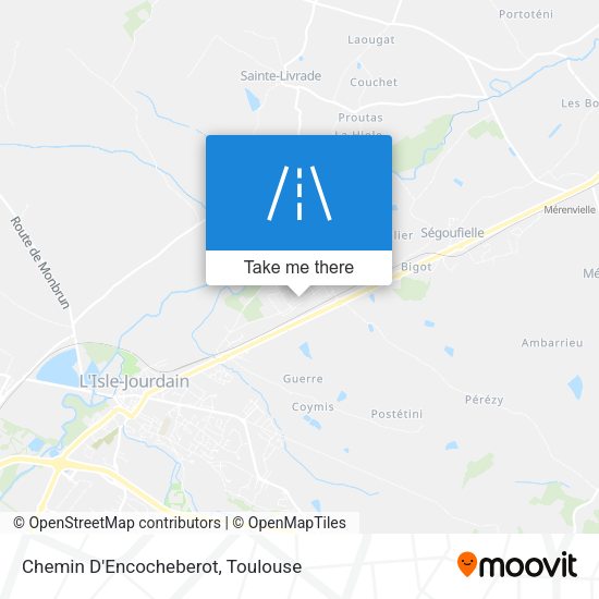 Chemin D'Encocheberot map