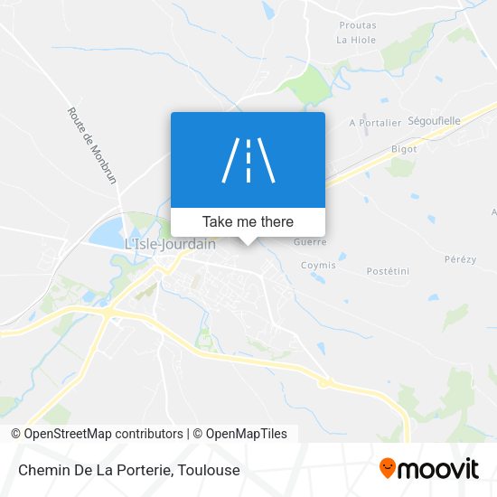 Chemin De La Porterie map