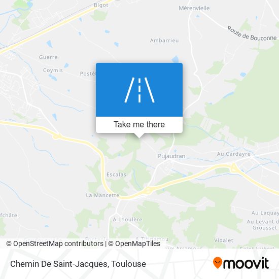 Chemin De Saint-Jacques map