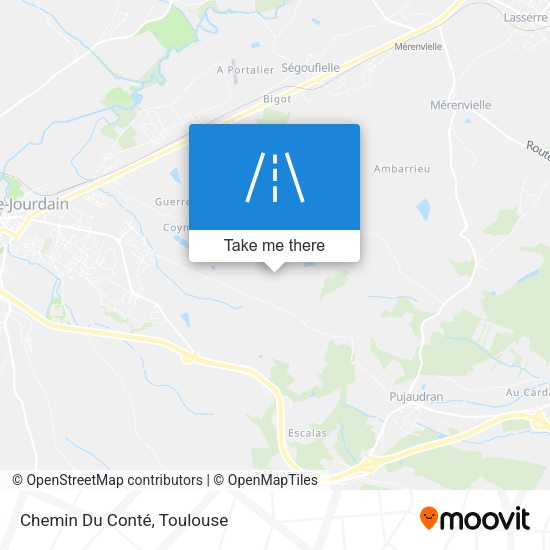 Chemin Du Conté map