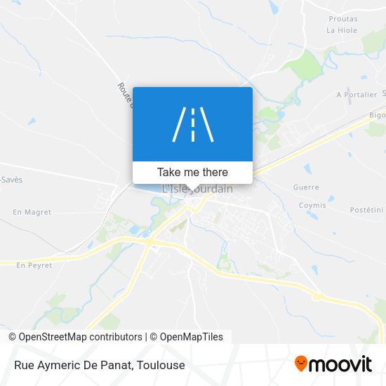 Rue Aymeric De Panat map