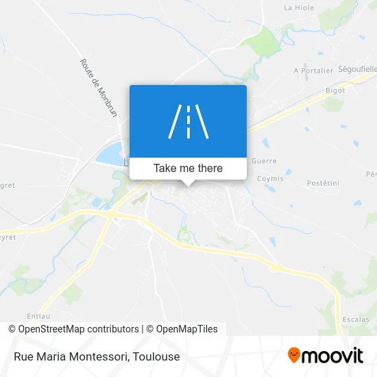 Rue Maria Montessori map