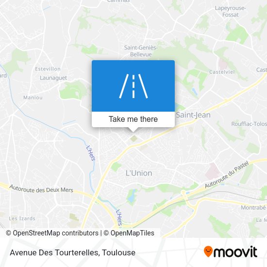 Avenue Des Tourterelles map