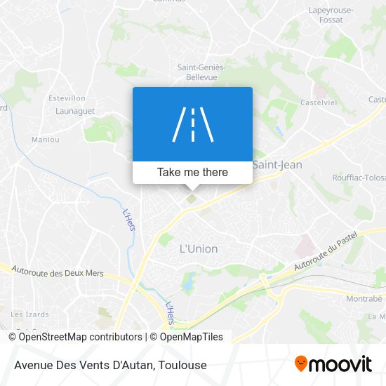 Avenue Des Vents D'Autan map