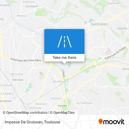 Impasse De Gruissan map